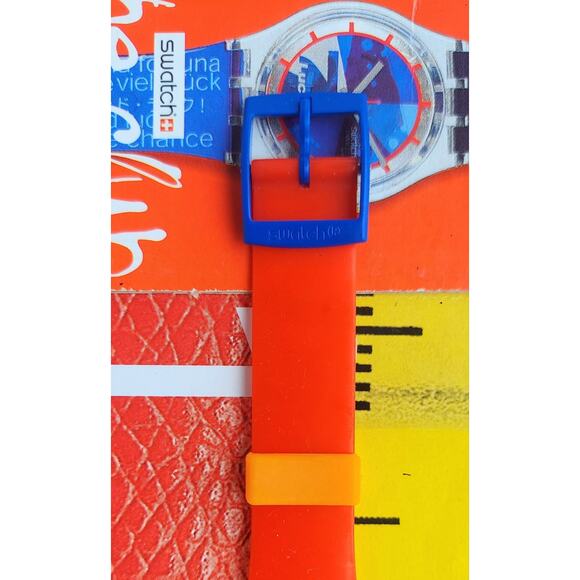 Swatch Artist Watch BOXING GN163 1996 Standard Gents Rare Swiss Made Quartz - Picture 5 of 9